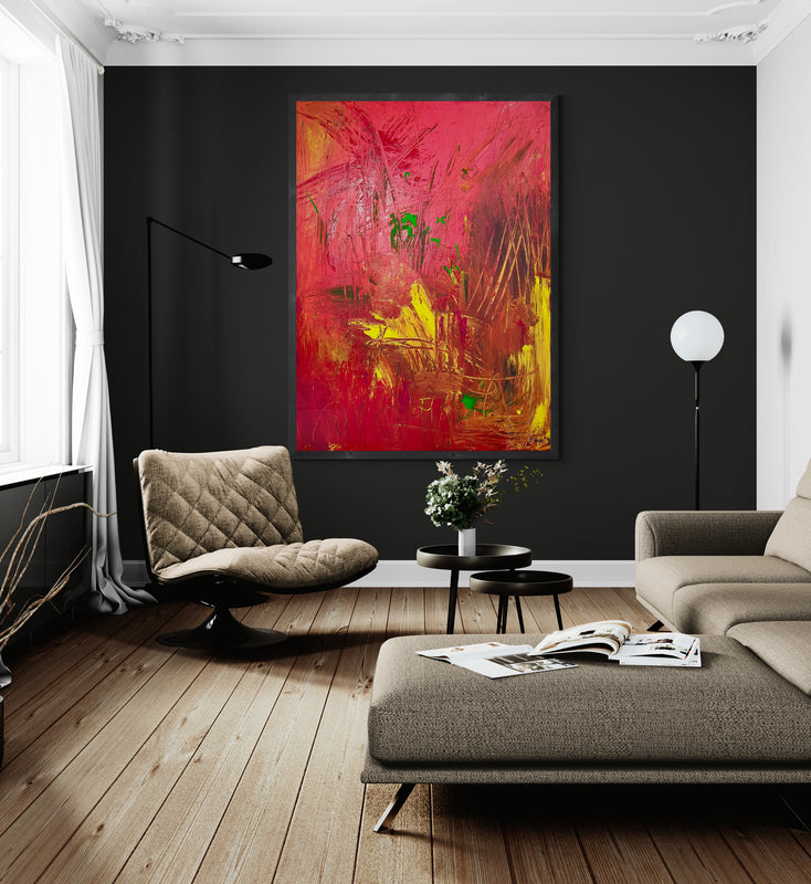Original Kunstwerk: "Seelenorgasmus Nr. 1", 90*120 cm