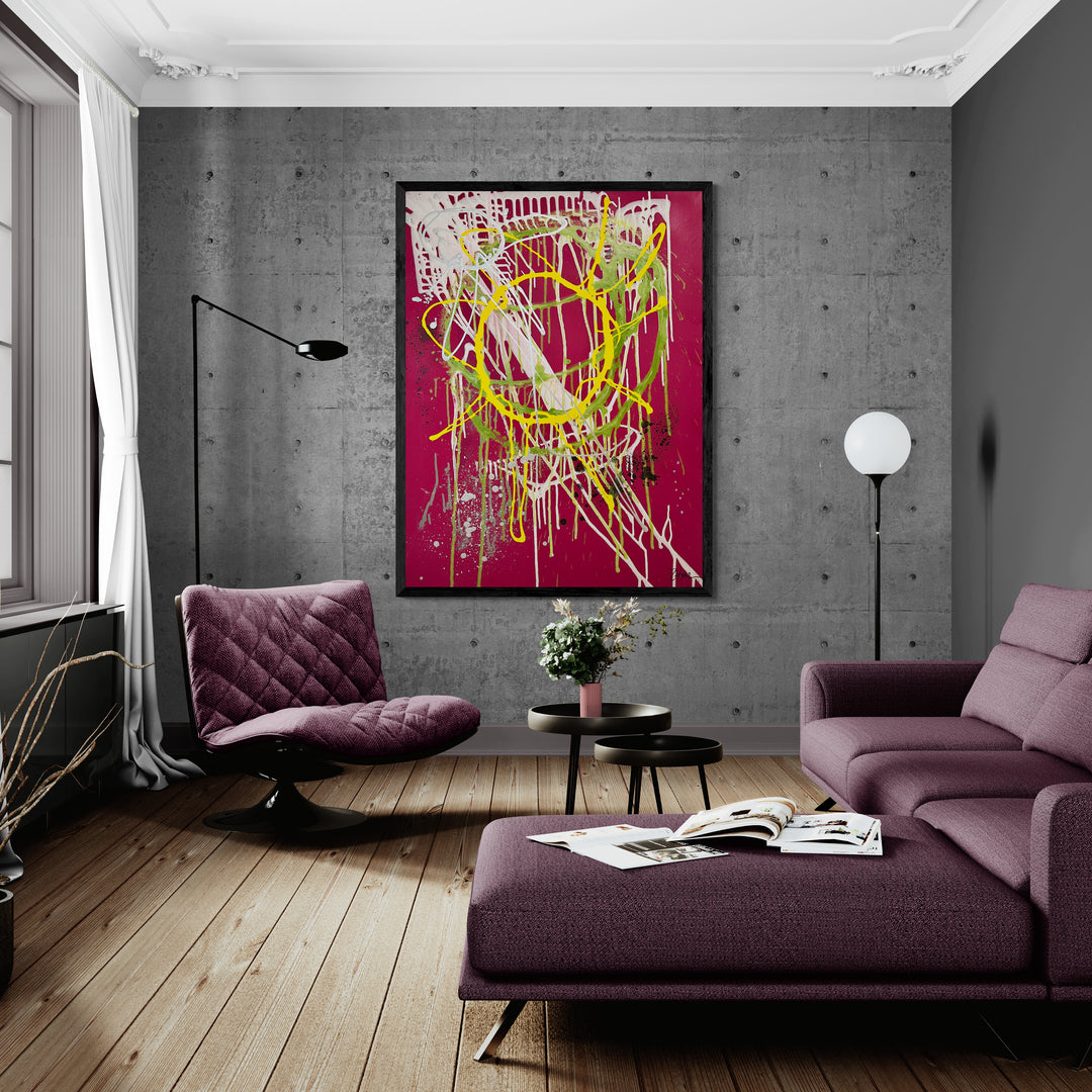 Kunstwerk "Funksoul No. 2" - Premium Leinwand-Druck, limitiert auf 10 Stück