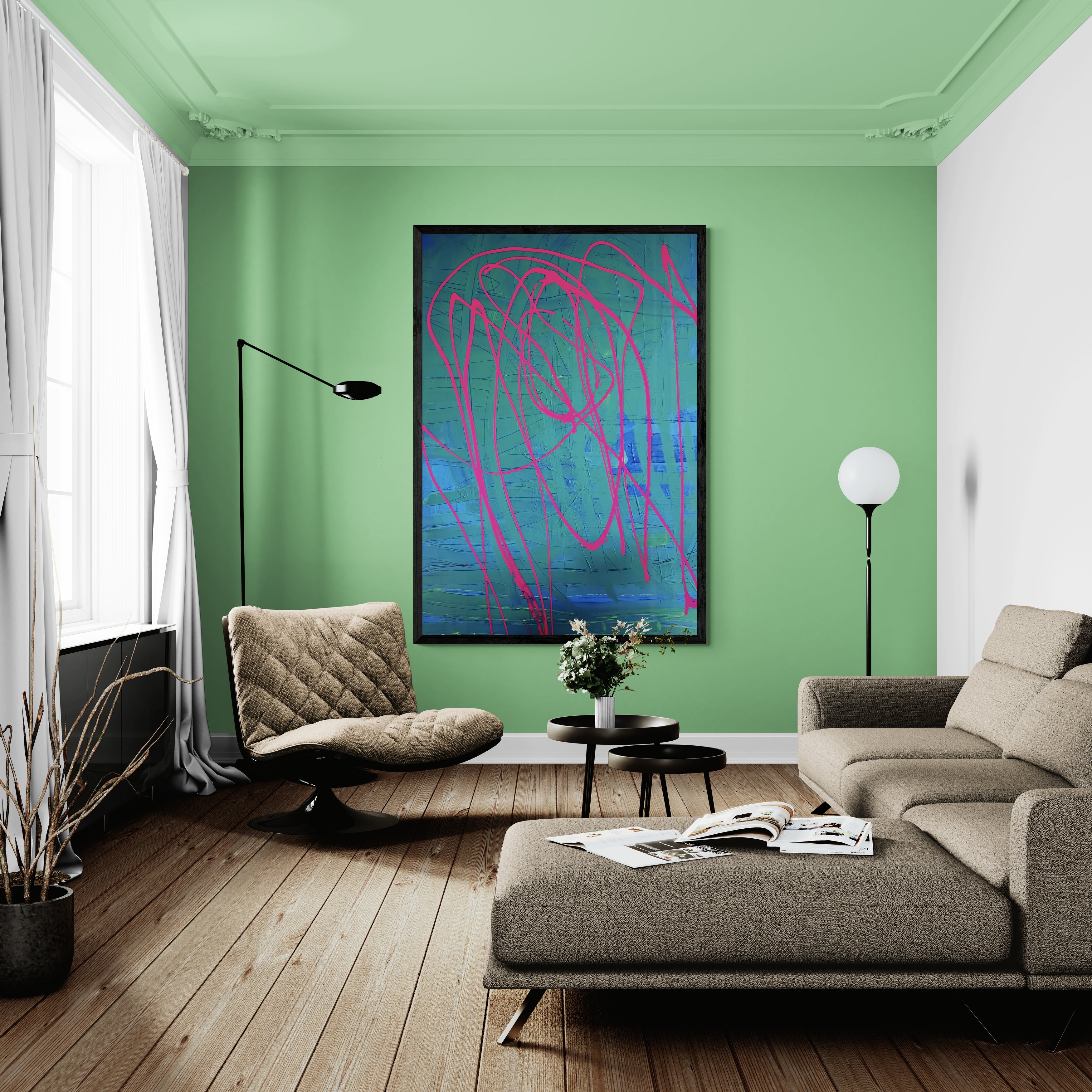 Kunstwerk "Funksoul Nr. 3" - Premium Leinwand-Druck, limitiert auf 10 Stück