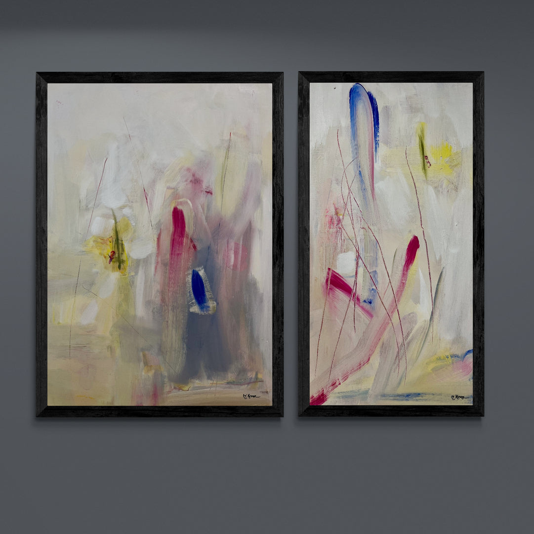 Original Kunstwerk: "Wahrheit", 2 Bilder, gesamt 120*100 cm