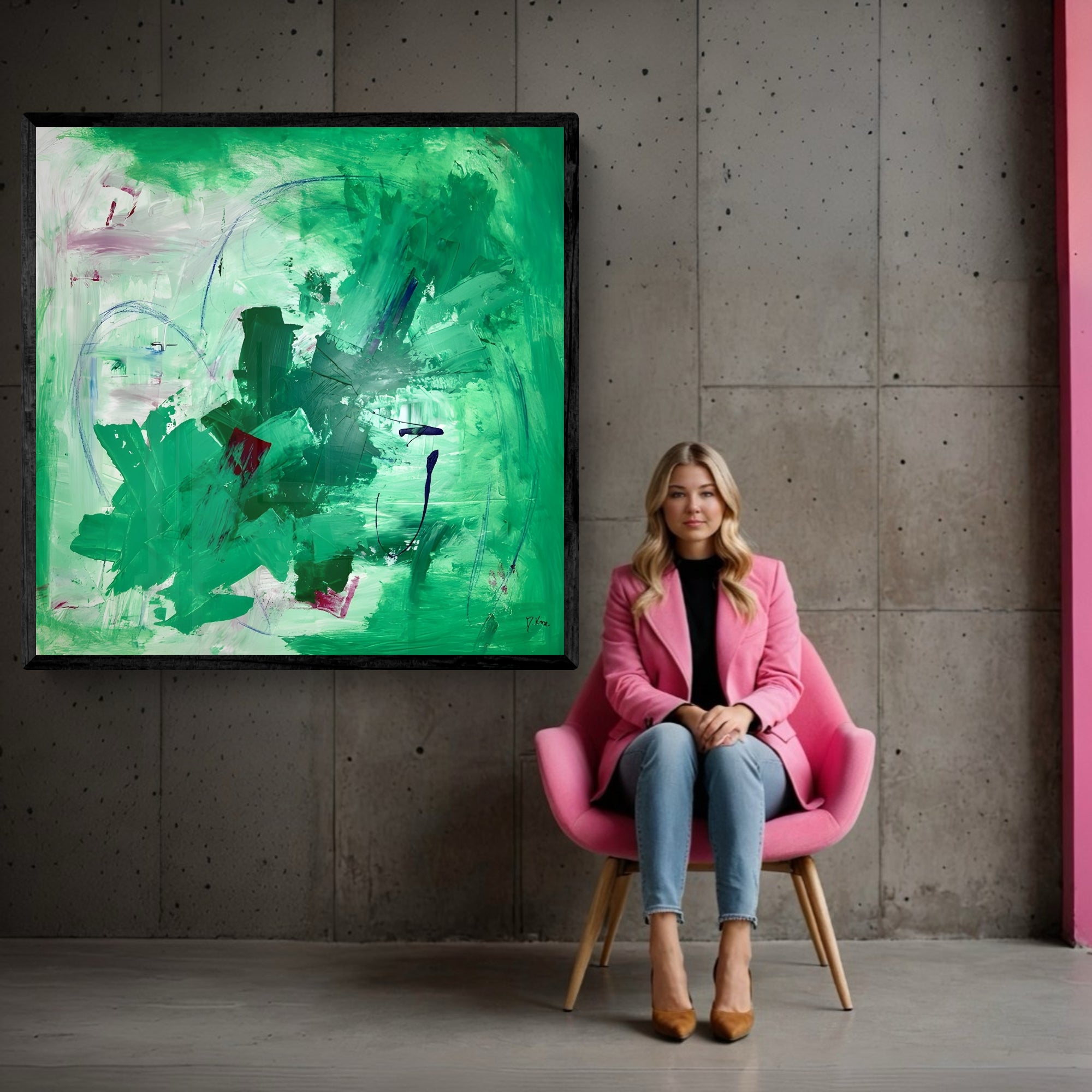 Kunstwerk "Freisein" - Premium Leinwand-Druck, limitiert auf 10 Stück