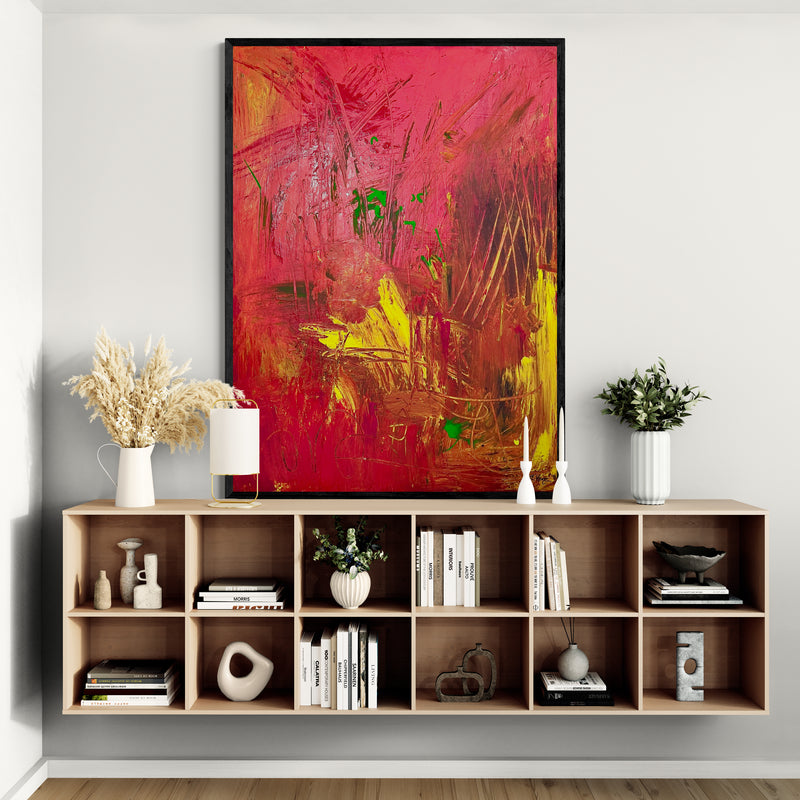 Kunstwerk "Seelen-Orgasmus 1" - Premium Leinwand-Druck, limitiert auf 10 Stück