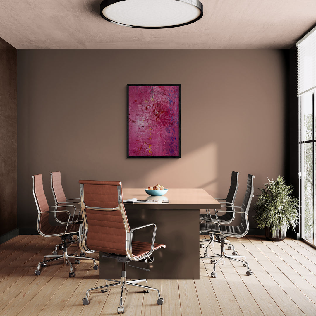 Original Kunstwerk: "Liebeswelle", 90 x 60 cm