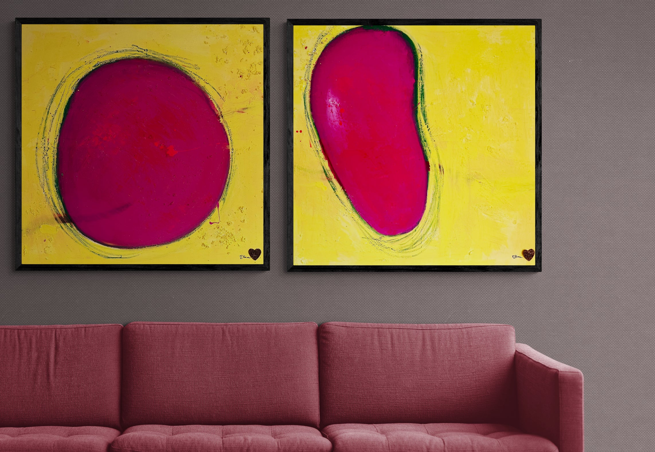 Original Kunstwerk: "Die Vollkommenheit 2", 100*100 cm