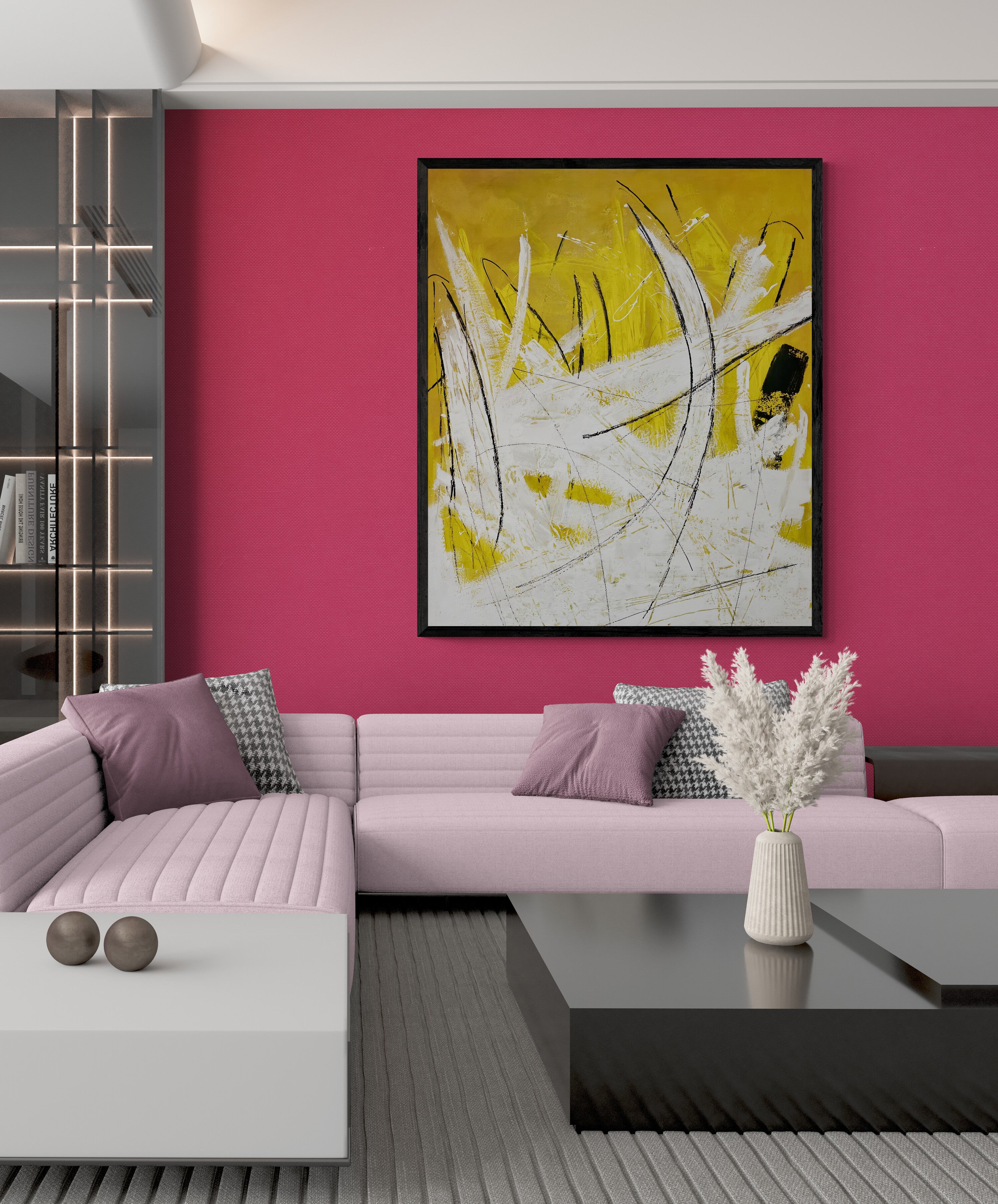 * Sonder-Abverkauf * Original Kunstwerk "Glücks-Explosion", 90*140 cm