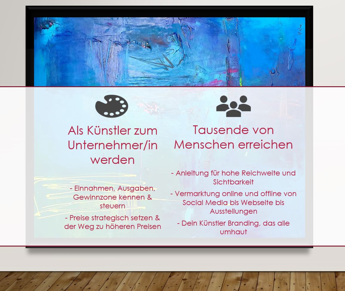 Von der Kunst leben: Business Training für Künstler