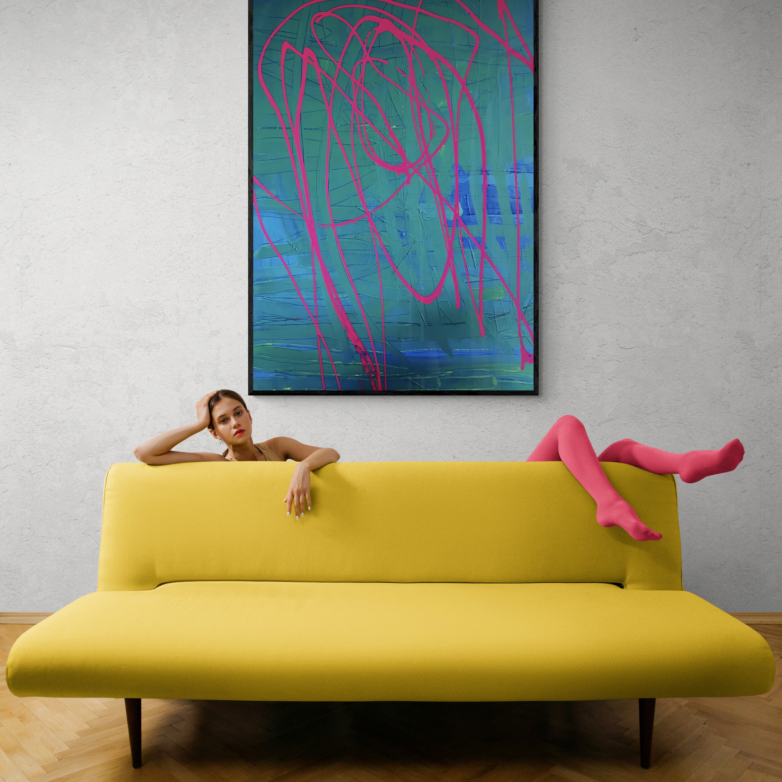 Original Kunstwerk "Funksoul No. 3", 90*130 cm