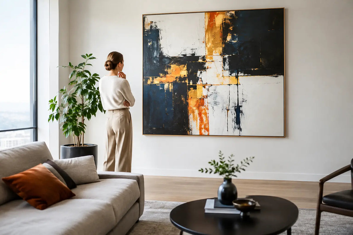 Statement Kunst richtig platzieren im Raum