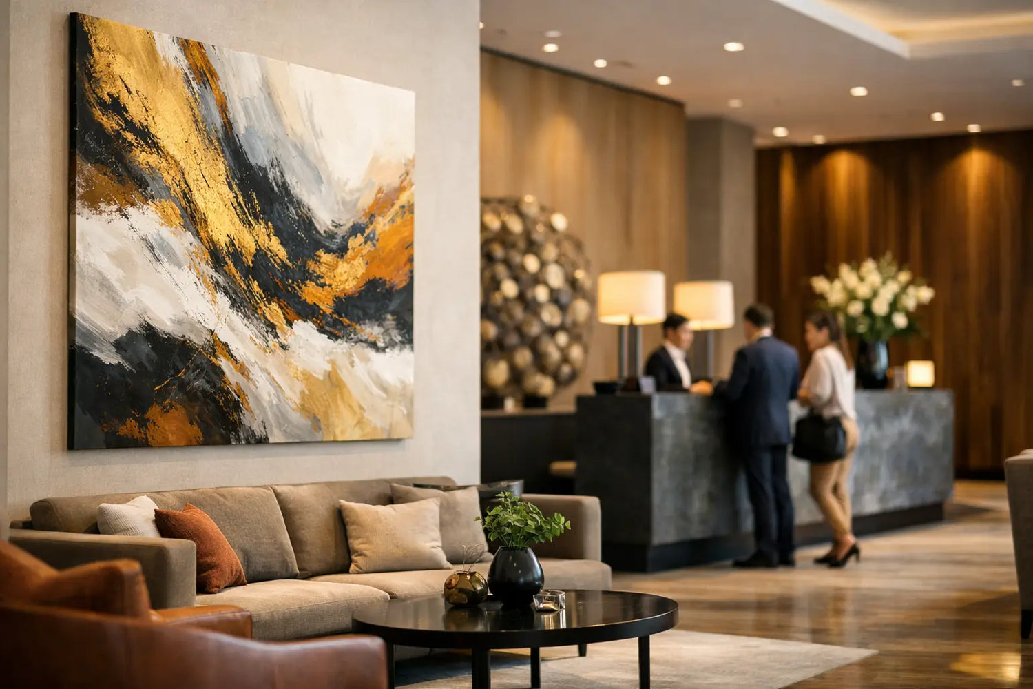 Kunst für die Hotel Lobby kaufen: So wirkt sie