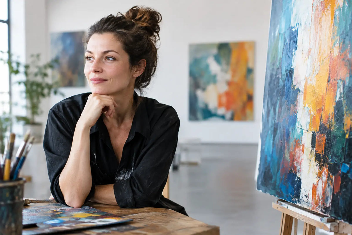 Kunstverkauf-Fallstudie für Künstler mit Haltung