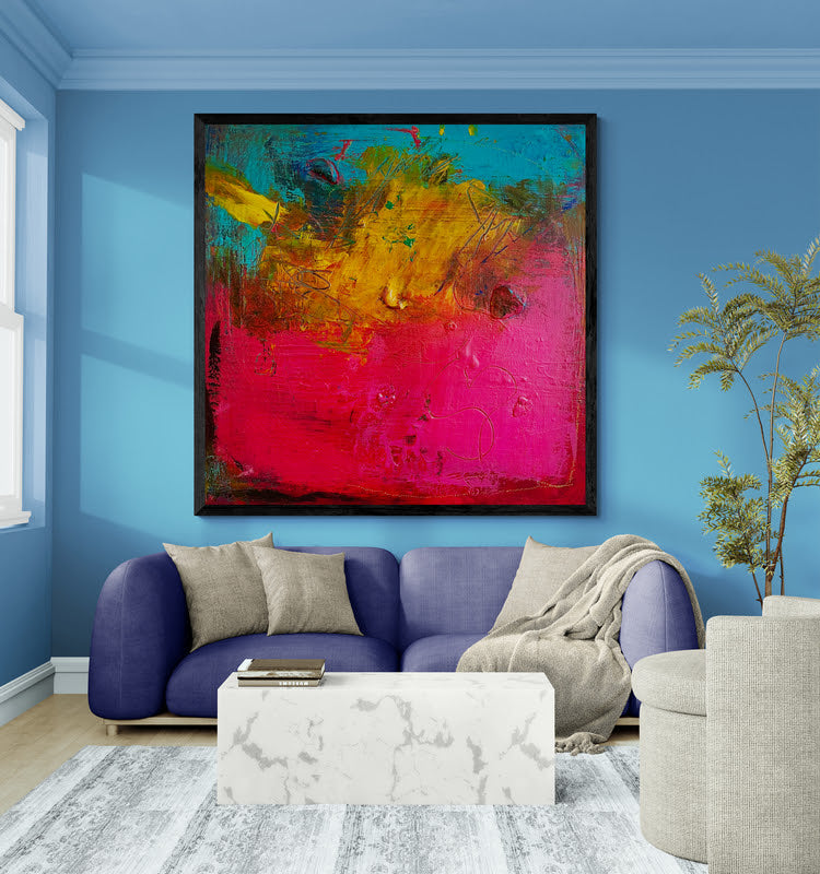 Artwork &quot;Positive Energy 2&quot; - Premium canvas print, limited to 10 pieces