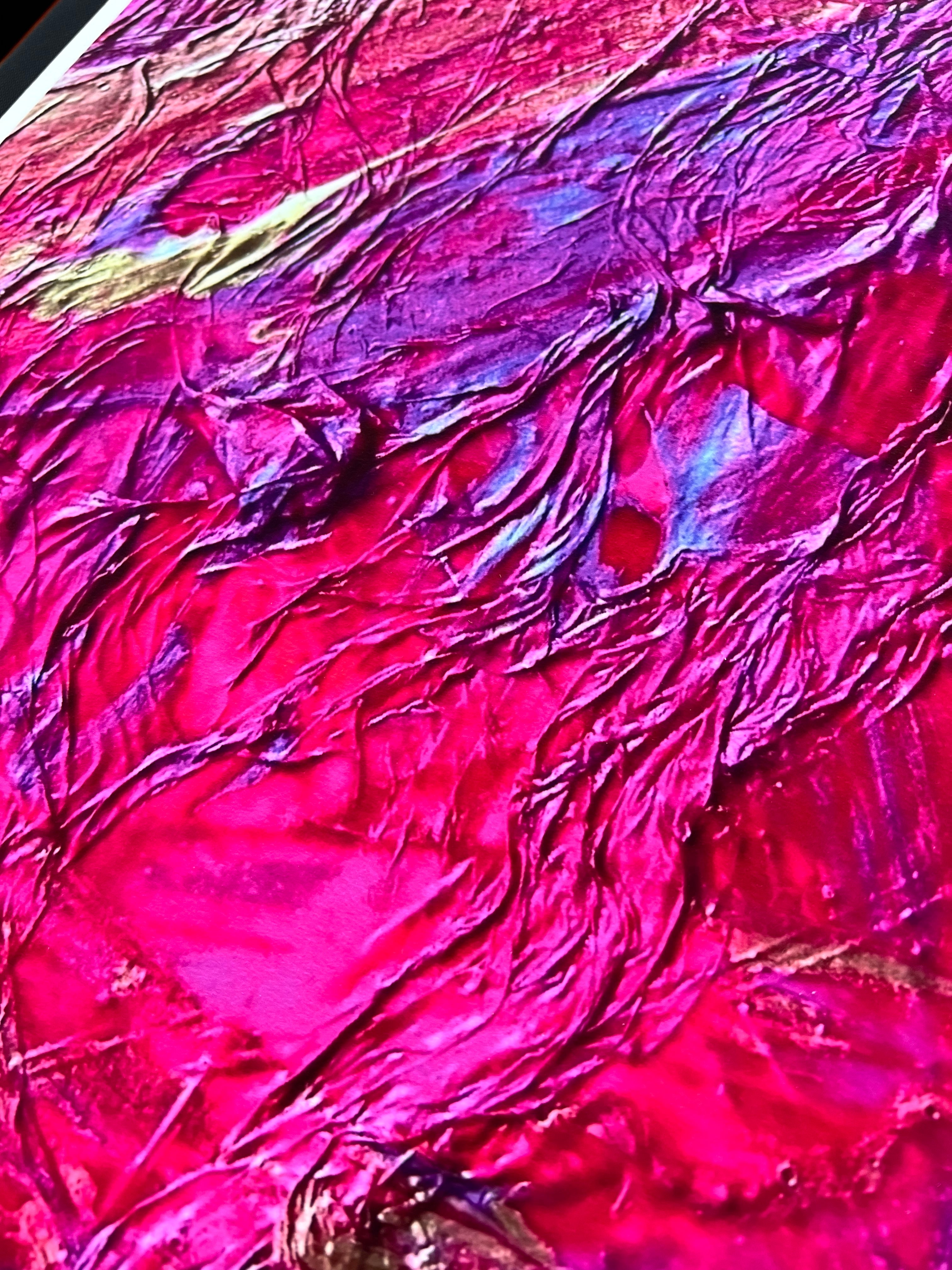 Kunstdruck, Ausschnitt aus „Ewiges Leben im Glück“, Unikat, 30 x 45 cm