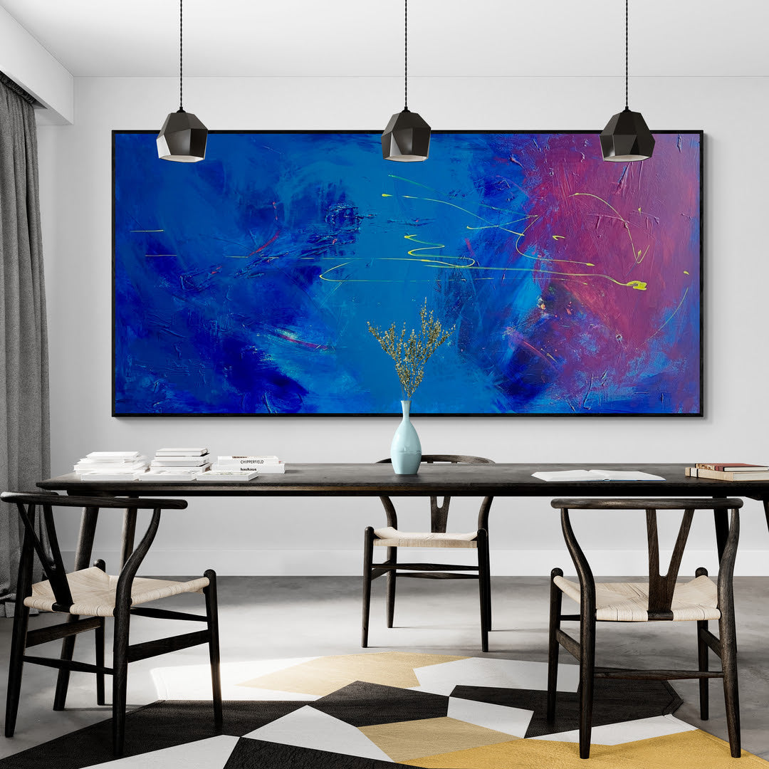 Original artwork: &quot;Universe of Emotions&quot;, 100*200 cm