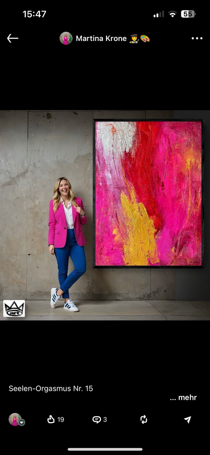 Original Kunstwerk: &quot;Seelen-Orgasmus 