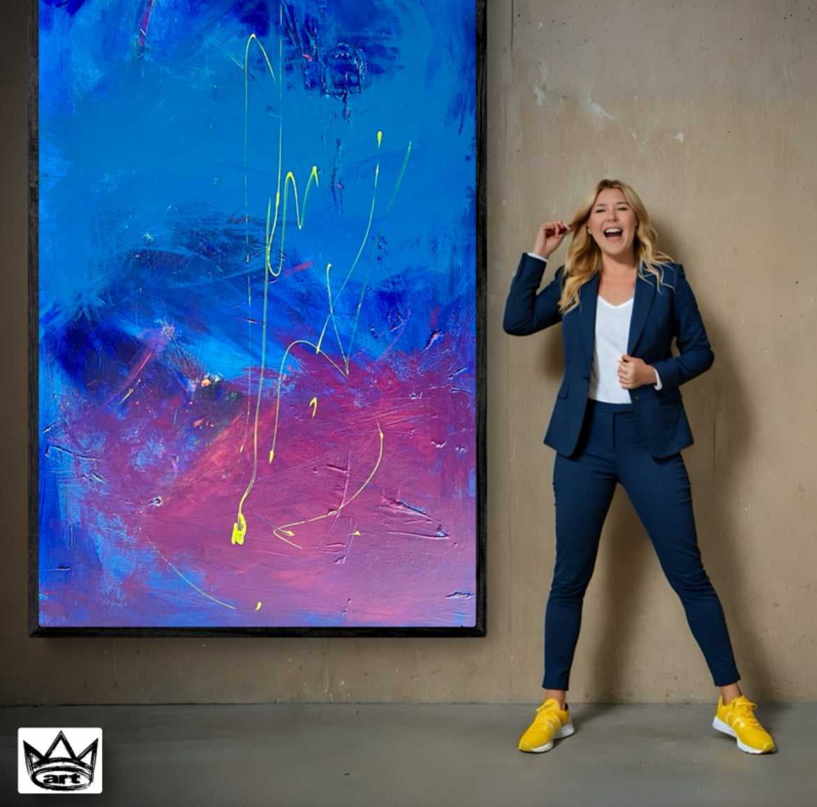 Original Kunstwerk: &quot;Universum der Emotionen&quot;, 100*200 cm