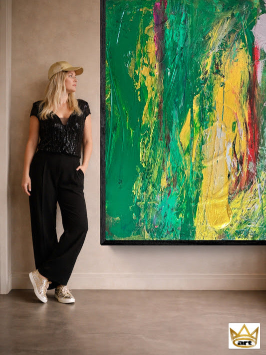 Kunstwerk "Seelen-Orgasmus 12" - Premium Leinwand-Druck, limitiert auf 10 Stück