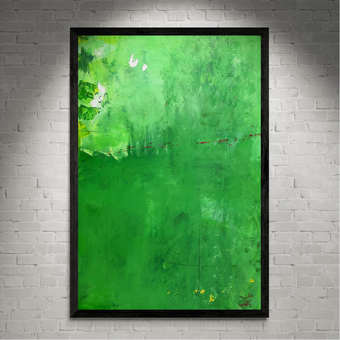 Kunstwerk &quot;Positive Power&quot; - Premium Leinwand-Druck, limitiert auf 10 Stück