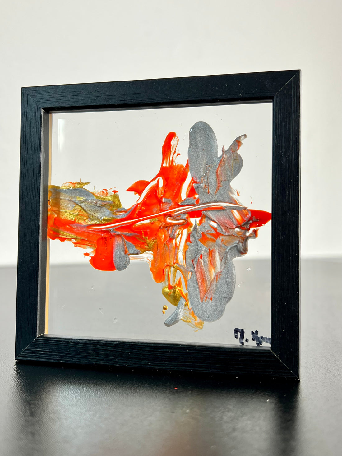 Original Kunstwerk: &quot;Transzendenz 1&quot;, 11*11 cm