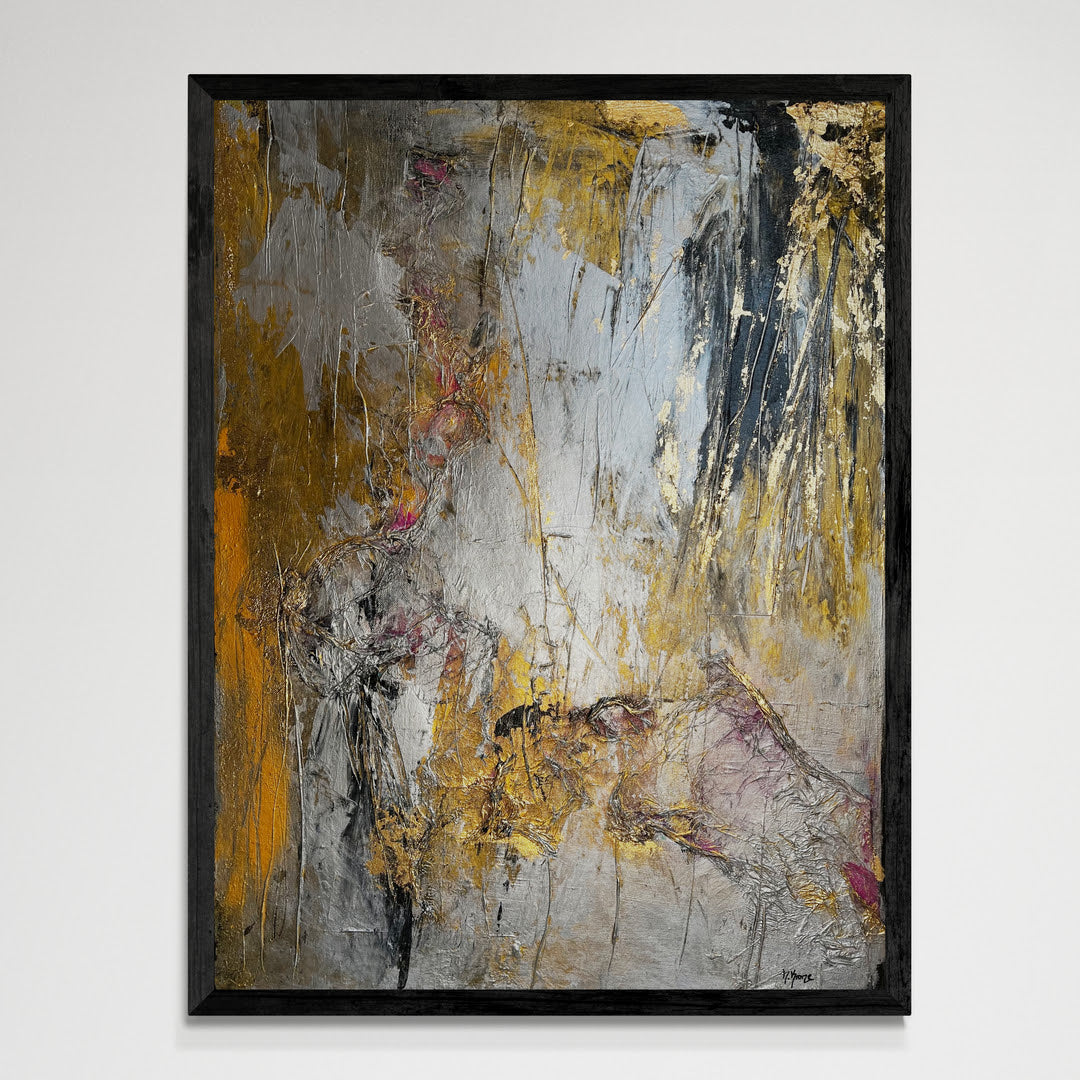 Original Kunstwerk: "Gott ist bei uns", 60*80 cm