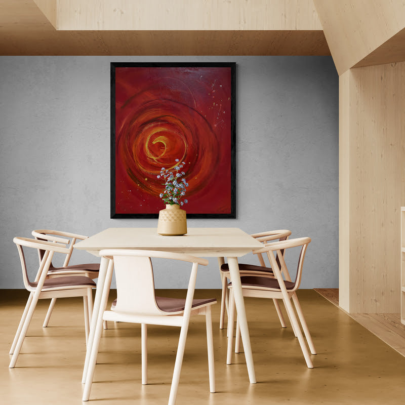 Artwork &quot;Red&quot; - Premium canvas print, limited to 10 pieces