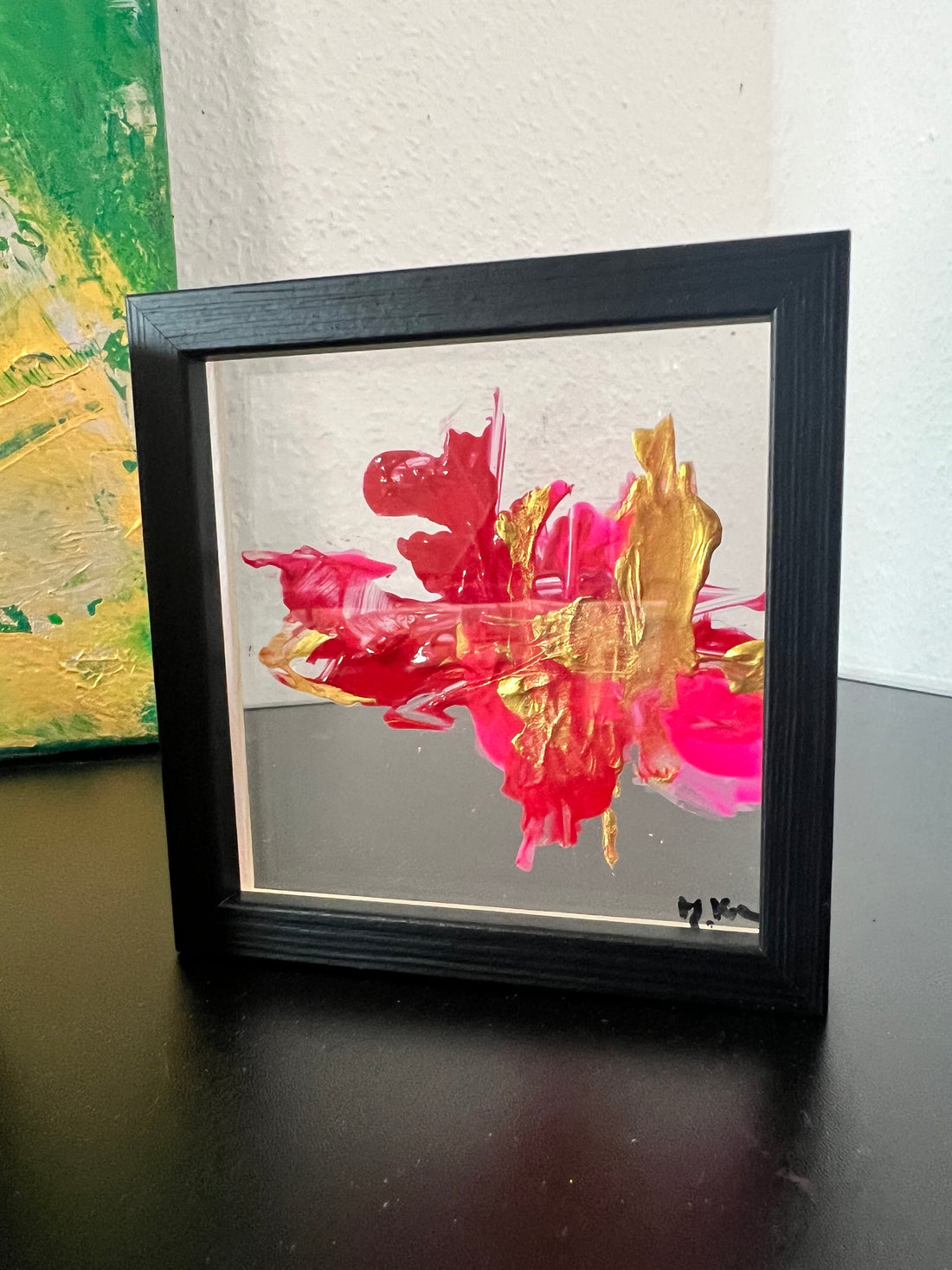 Original Kunstwerk: &quot;Transzendenz 2&quot;, 11*11 cm