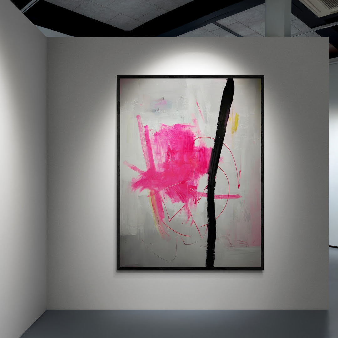 Original artwork: &quot;Neon Lights 2&quot;, 90*120 cm