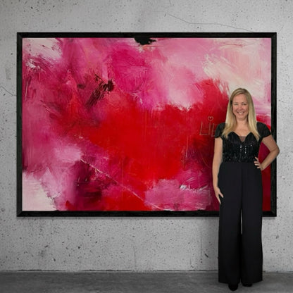 Artwork "Love always wins No. 3" - Premium canvas print in desired sizes, limited to 10 pieces