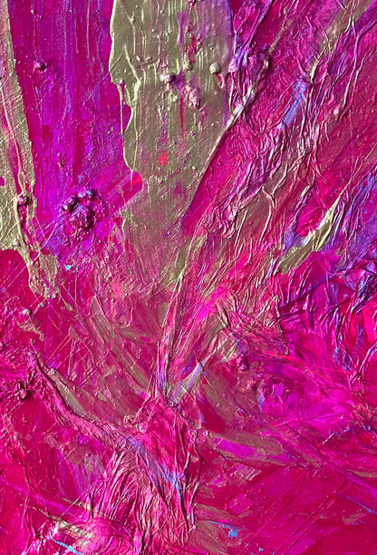 Original Kunstwerk: &quot;Ewiges Leben im Glück&quot;, 100*100 cm