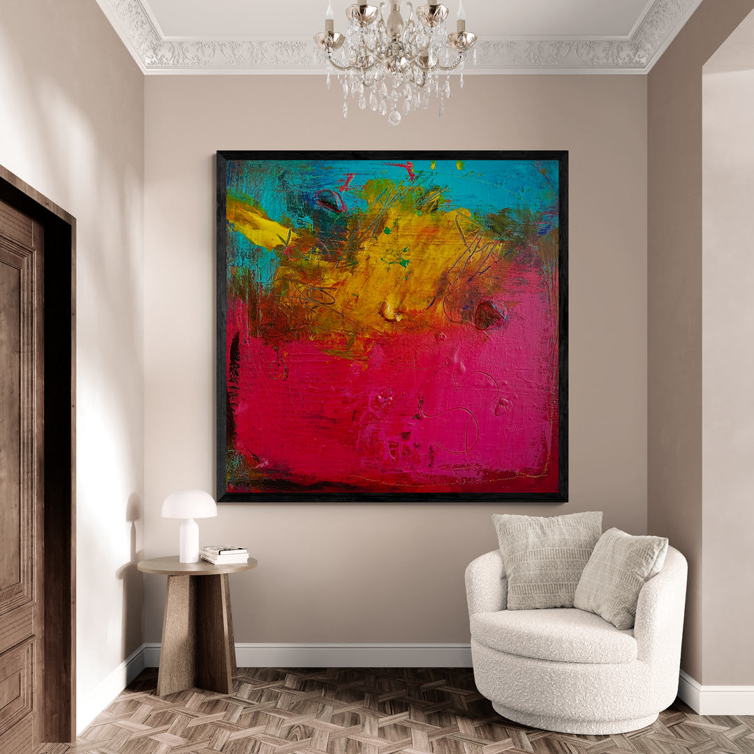 Artwork &quot;Positive Energy 2&quot; - Premium canvas print, limited to 10 pieces