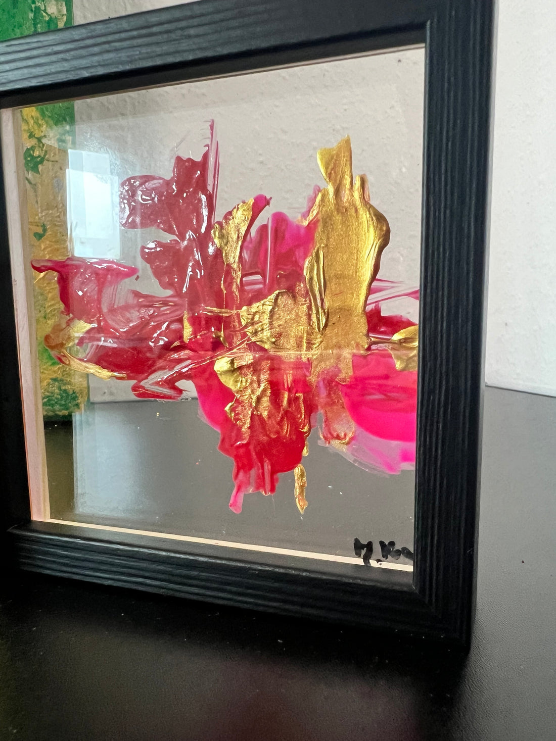 Original Kunstwerk: &quot;Transzendenz 2&quot;, 11*11 cm