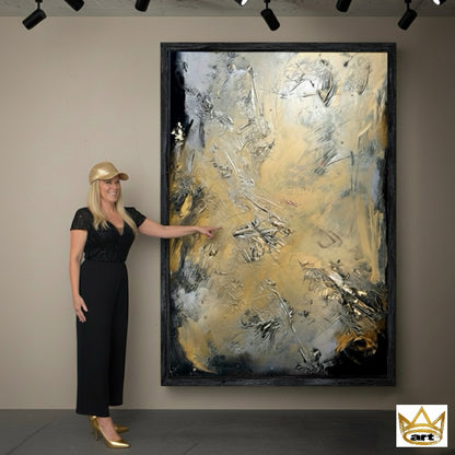 Original Kunstwerk: "Das ganze Leben ist eine Erinnerung an die Fülle“ 125 x 185 cm