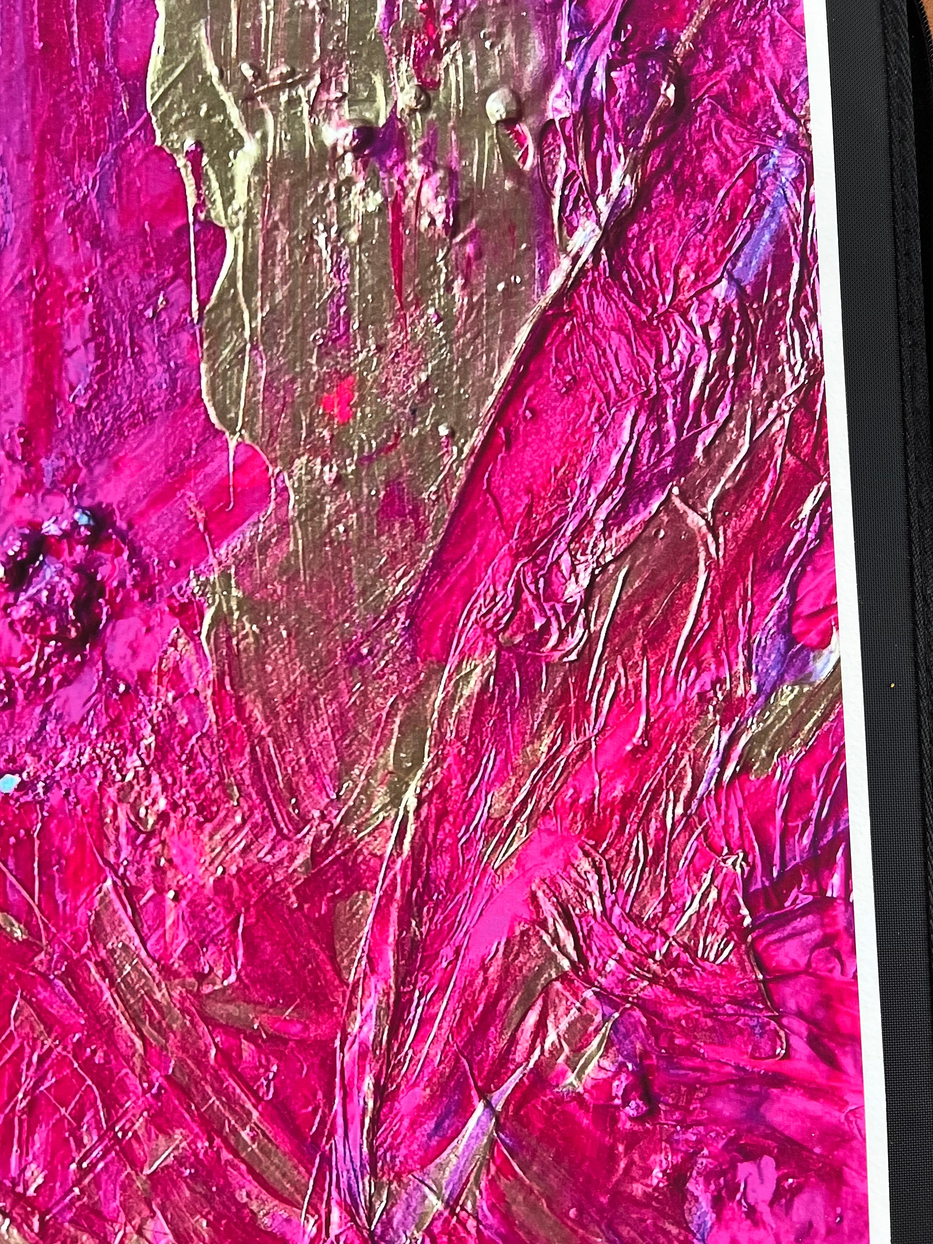 Kunstdruck, Ausschnitt aus „Ewiges Leben im Glück“, Unikat, 30 x 45 cm