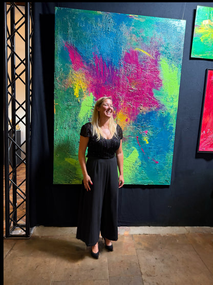 Original Kunstwerk: &quot;Die unendliche Intelligenz des großen Geistes“ 150 x 200 cm