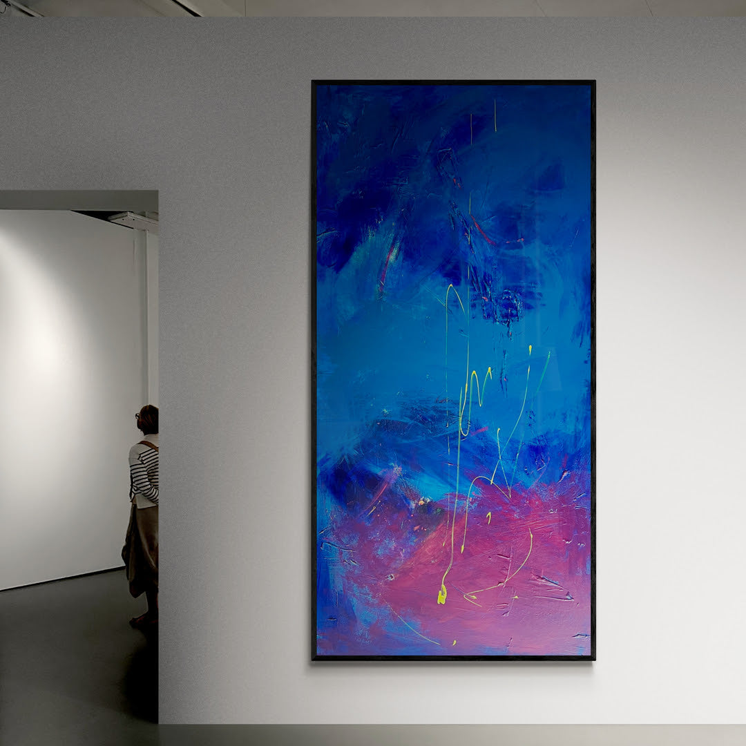 Kunstwerk &quot;Universum der Emotionen&quot; - Premium Leinwand-Druck, limitiert auf 10 Stück