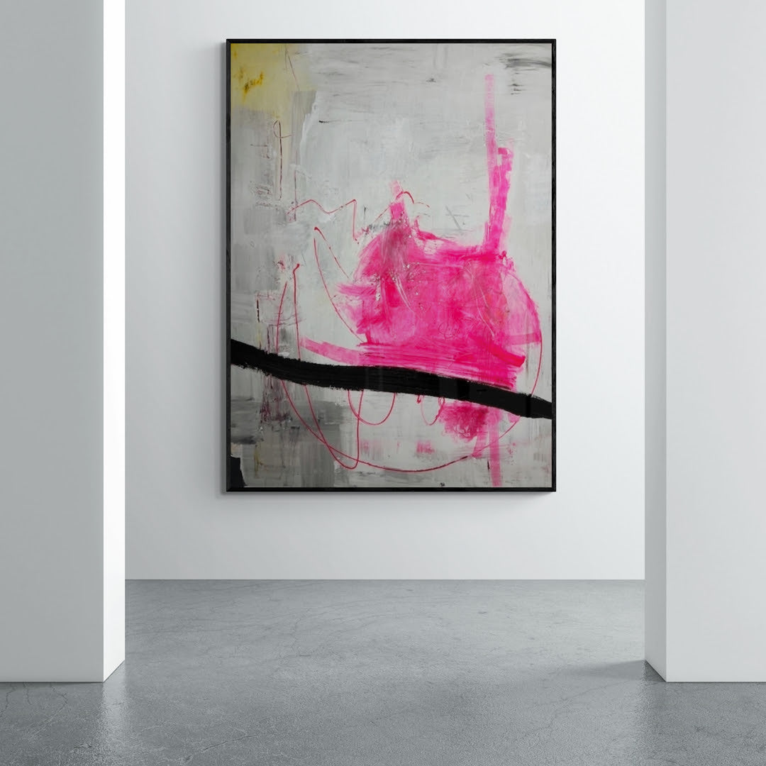 Original artwork: &quot;Neon Lights 1&quot;, 90*120 cm