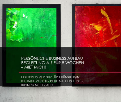 Von der Kunst leben - Intensive 1:1 Begleitung beim Business-Aufbau für 8 Wochen