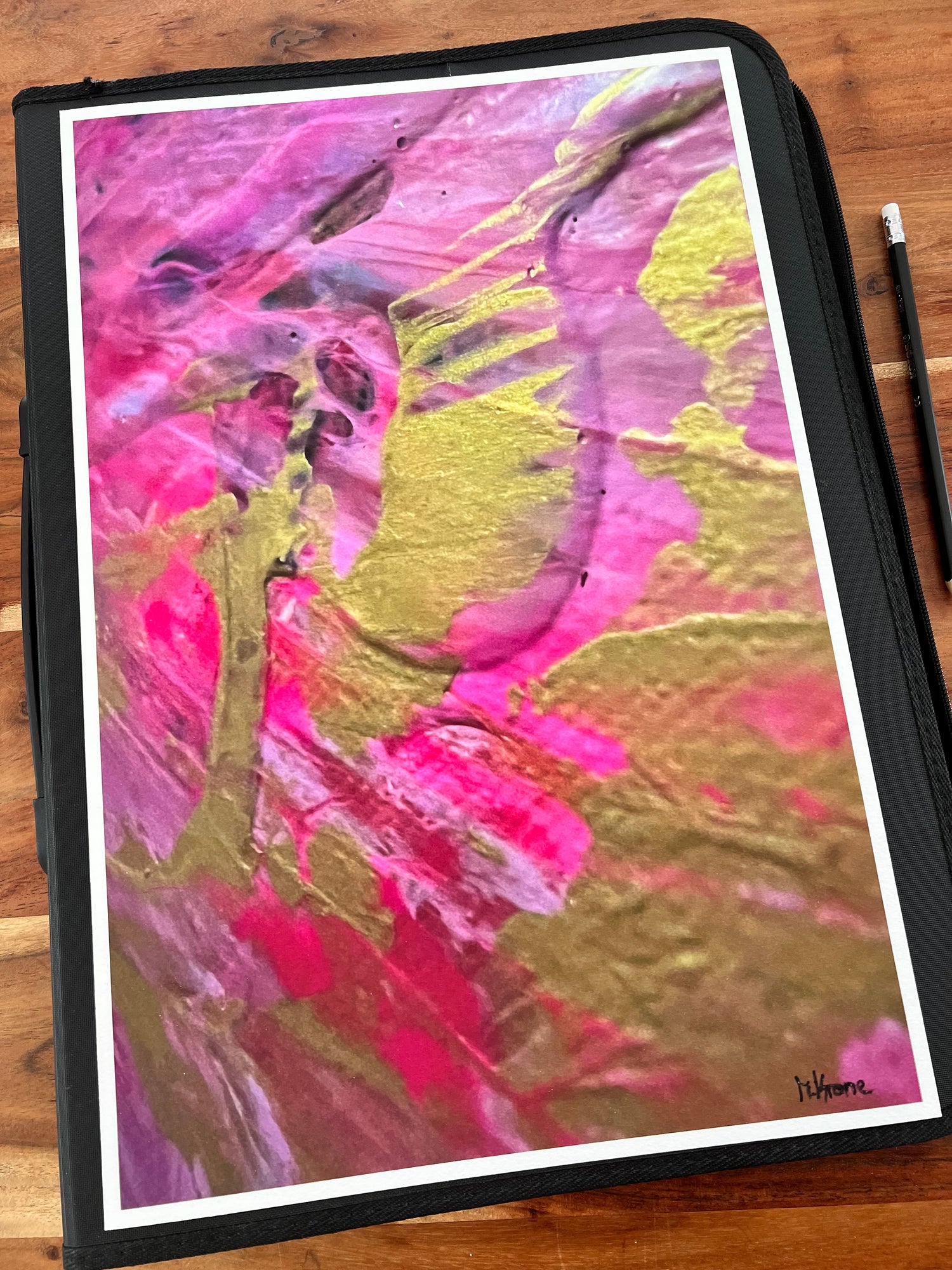 Kunstdruck, Ausschnitt aus „Reiche Ernte“ Unikat, 30 x 45 cm