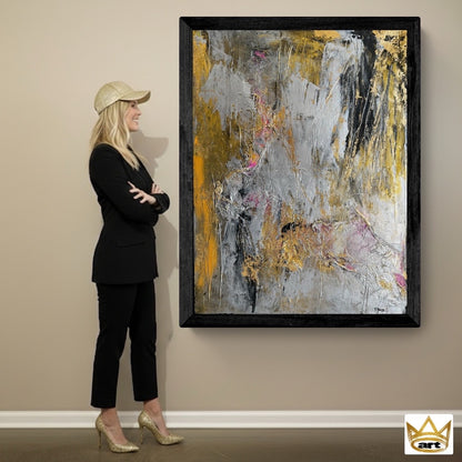 Original Kunstwerk: "Gott ist bei uns", 60*80 cm