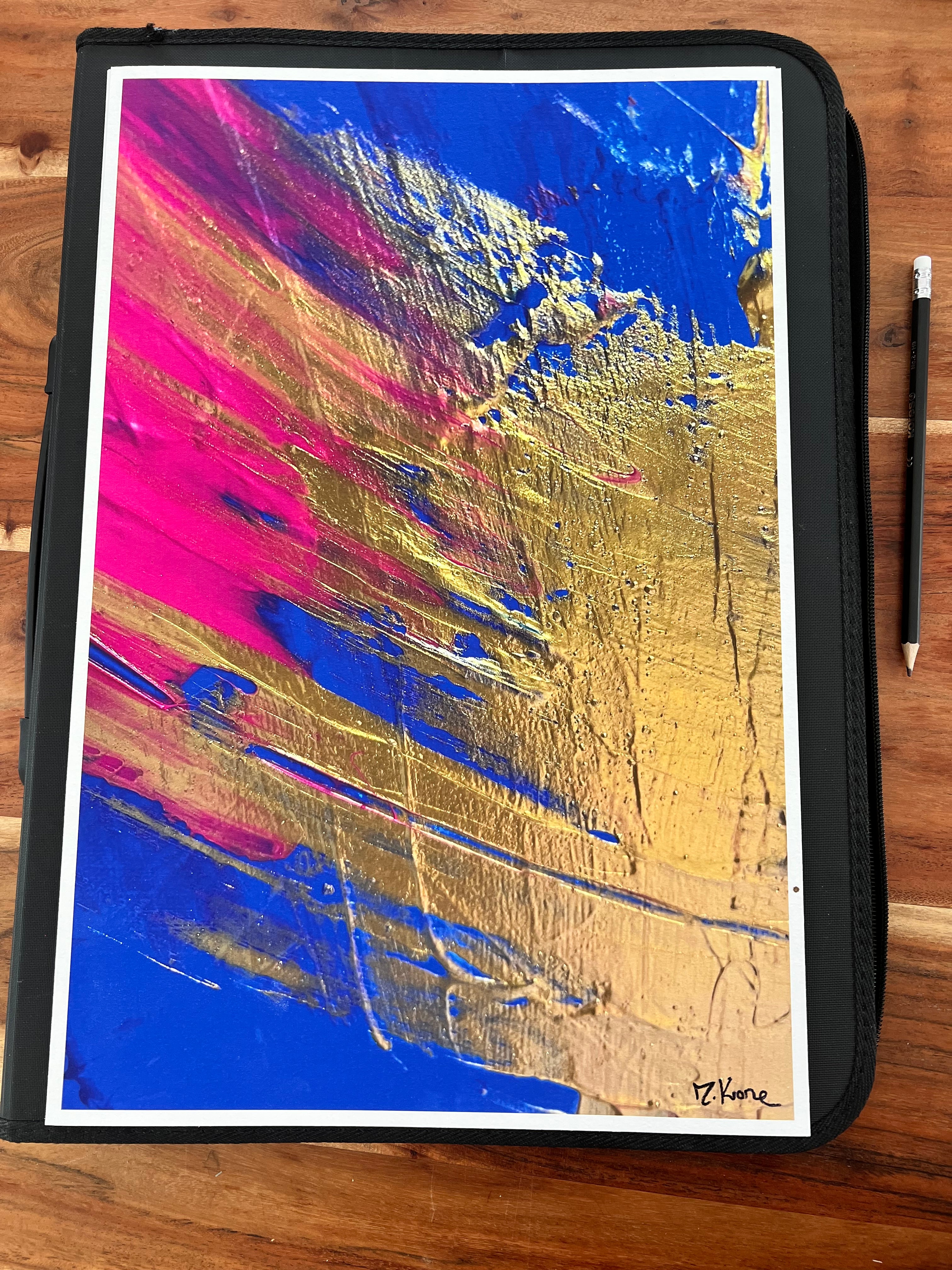 Kunstdruck, Ausschnitt aus „Freedom“, Unikat, 30 x 45 cm