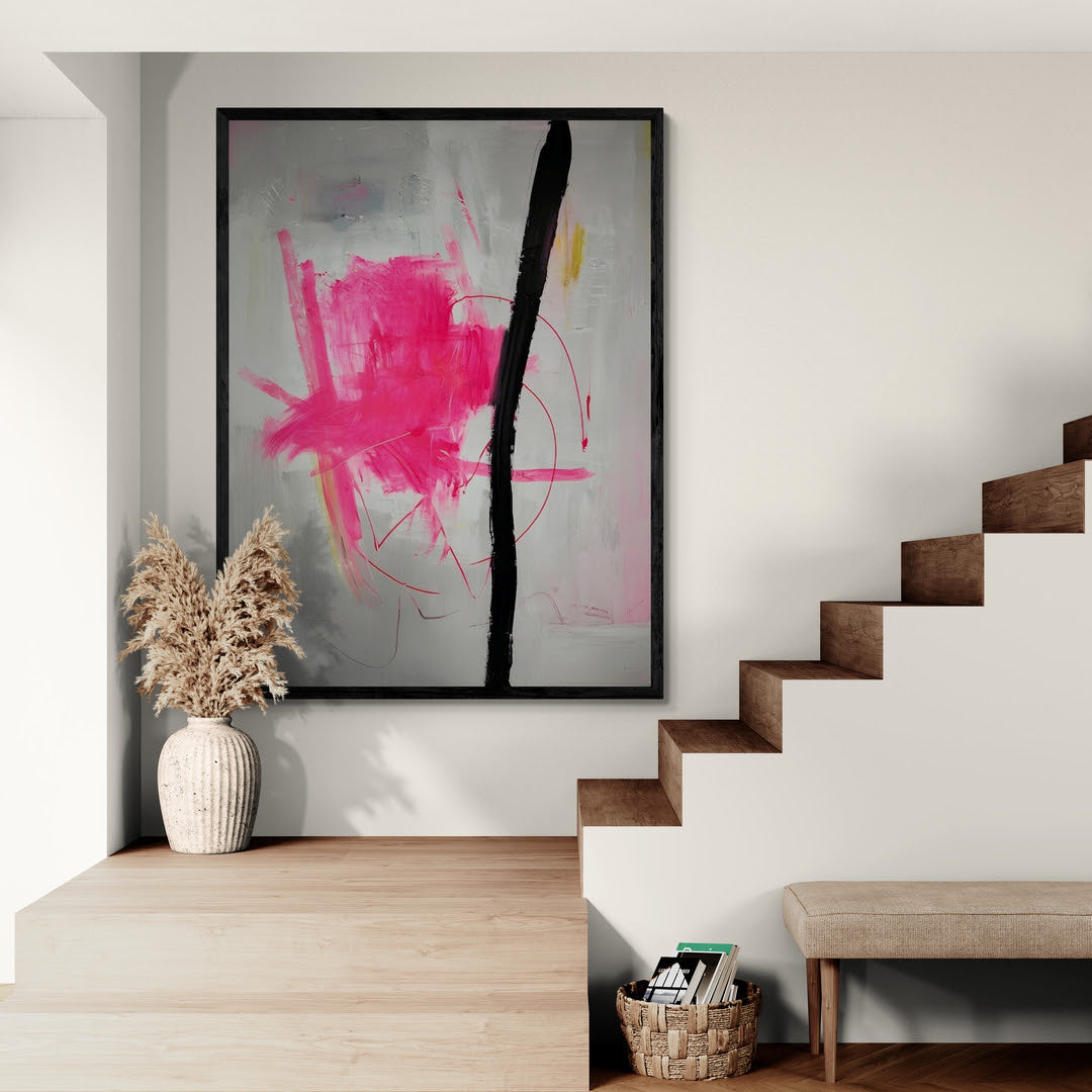 Kunstwerk &quot;Neon Lights 2&quot; - Premium Leinwand-Druck, limitiert auf 10 Stück