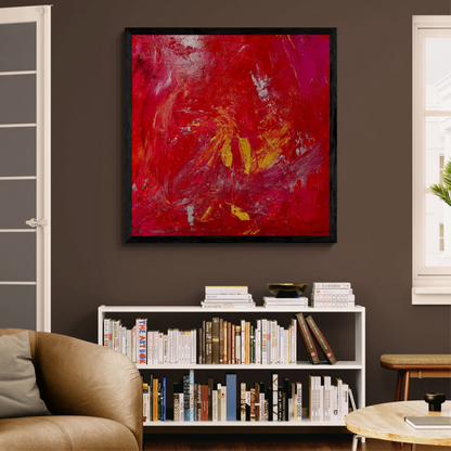 Original Kunstwerk: &quot;Ewiges Leben im Glück&quot;, 100*100 cm