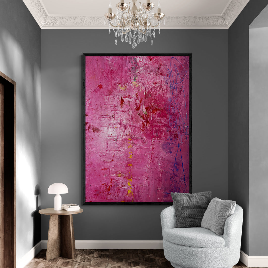 Artwork &quot;Love Wave&quot; - ​​Premium Canvas Print, limited to 10 pieces