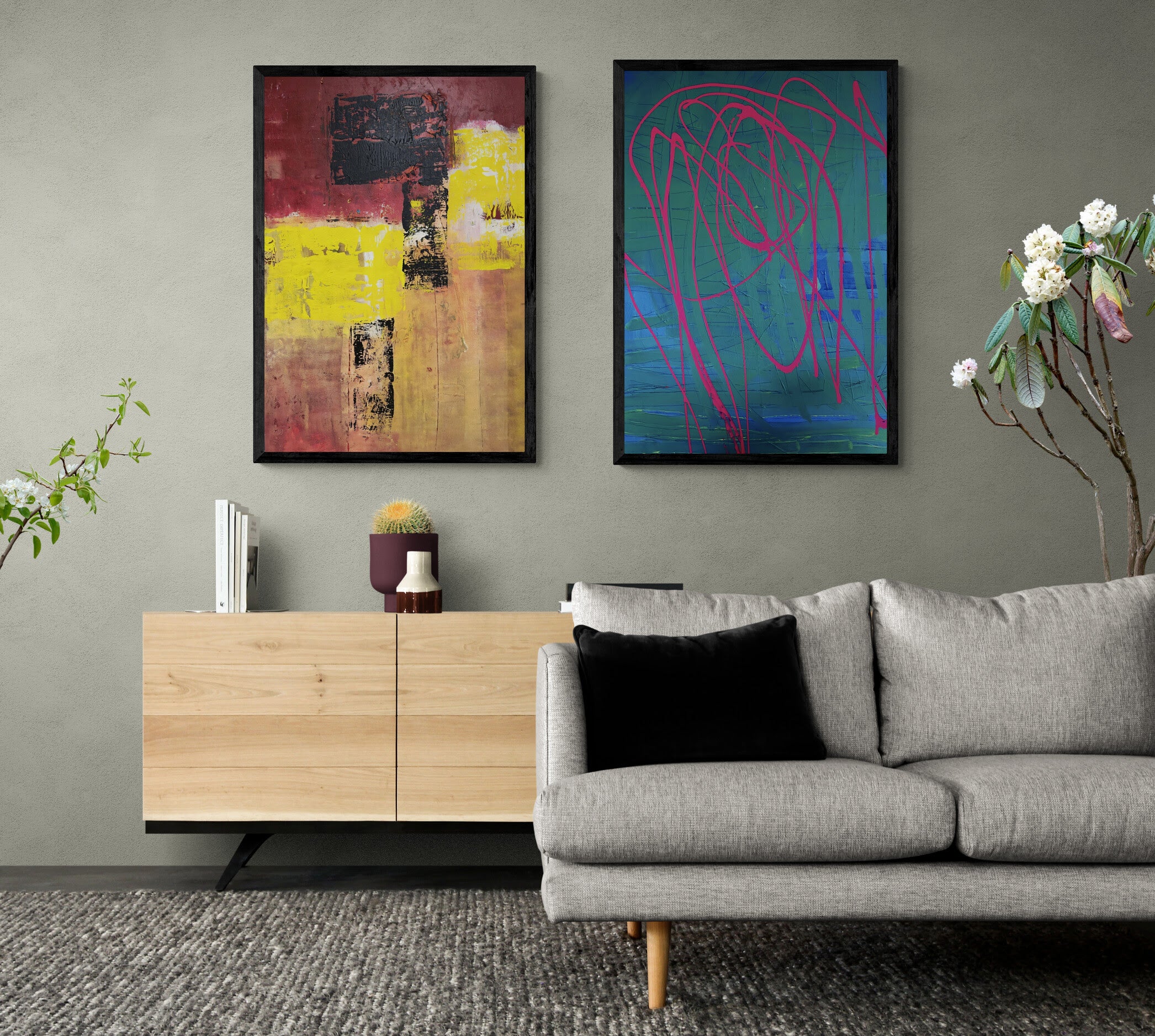 Modern abstract art, artwork, Martina Krone ART, XXL artwork, painting, poster, unique art, epressionist, Martina Krone, popular art, young artist, German artist, art to buy, art to sell