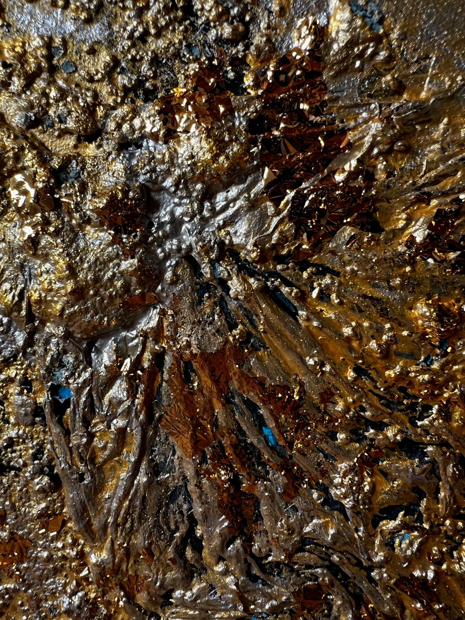 Original Kunstwerk: "Aus seinem Reichtum hat er uns alle Überschüttet“ 150 x 200 cm