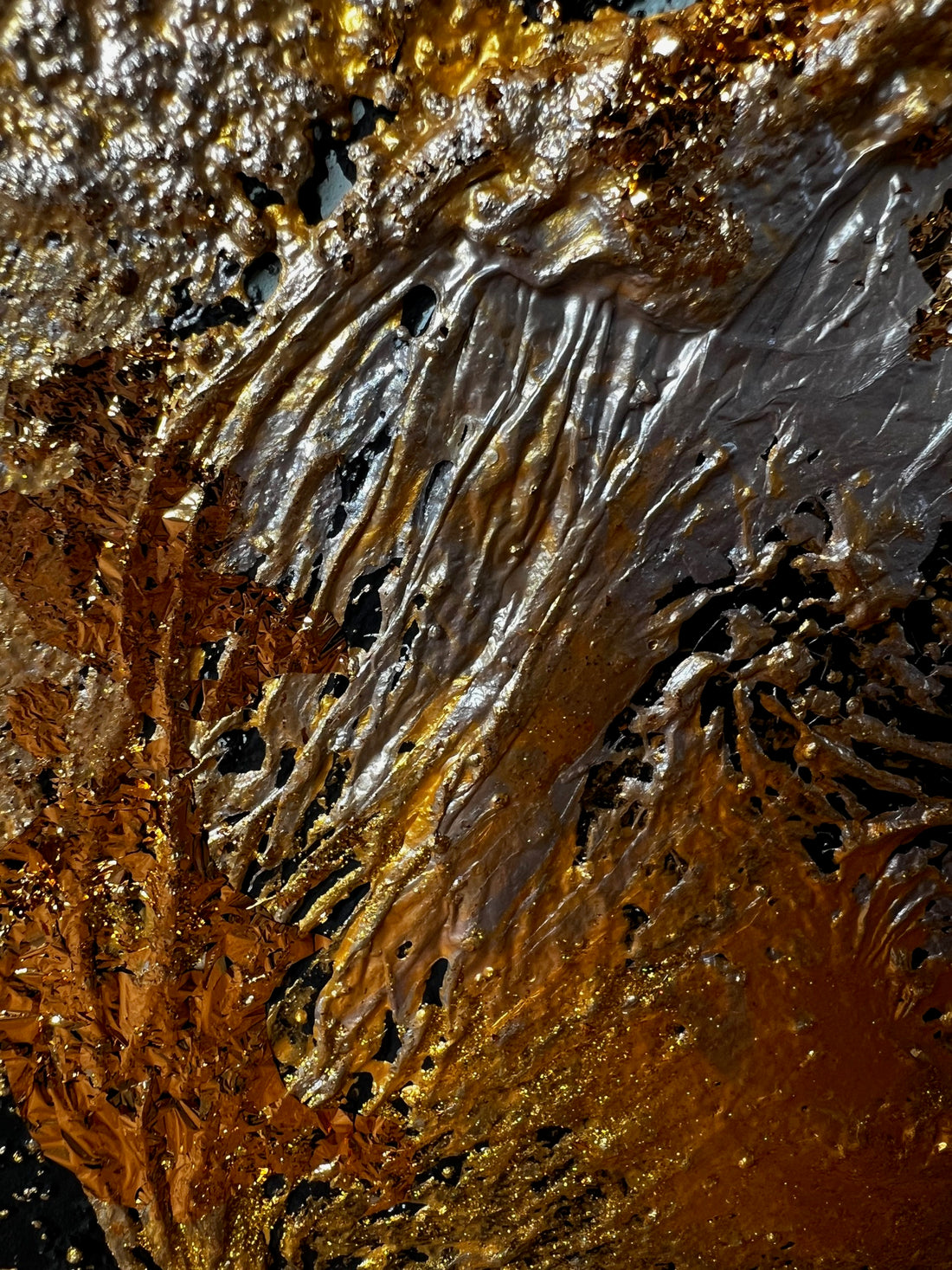 Original Kunstwerk: "Aus seinem Reichtum hat er uns alle Überschüttet“ 150 x 200 cm