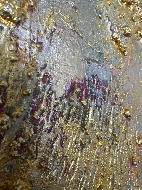 Original Kunstwerk: "Hundertfaches Glück", 90 x 120 cm