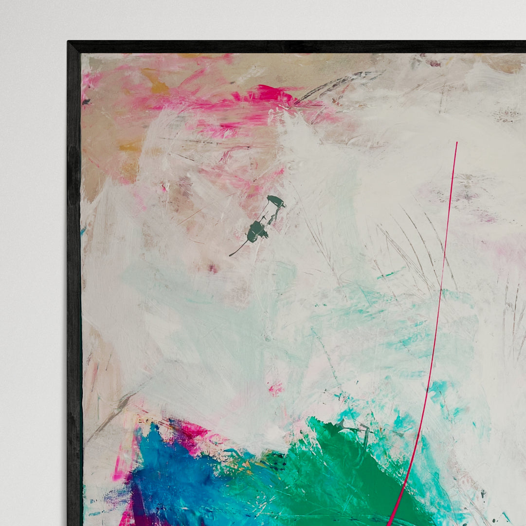 Kunstwerk &quot;Explodierende Freiheit“ - Premium Leinwand-Druck, limitiert auf 10 Stück