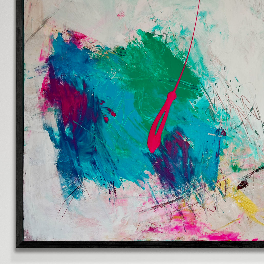 Original Kunstwerk: &quot;Explodierende Freiheit“ 90*120 cm