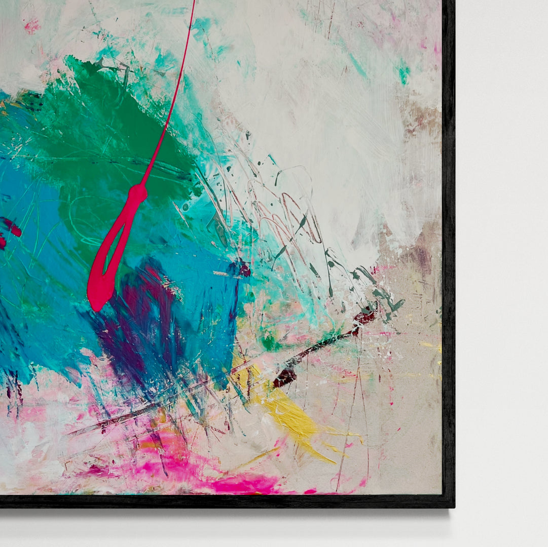 Original Kunstwerk: &quot;Explodierende Freiheit“ 90*120 cm