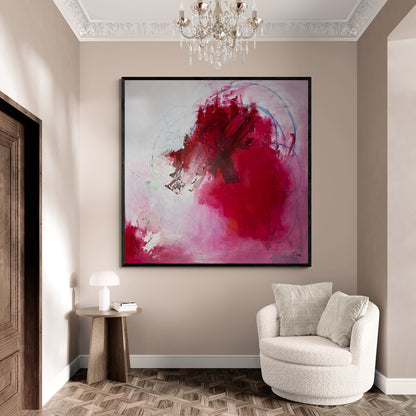 Artwork &quot;Heart Energy&quot; - Premium canvas print, limited to 10 pieces